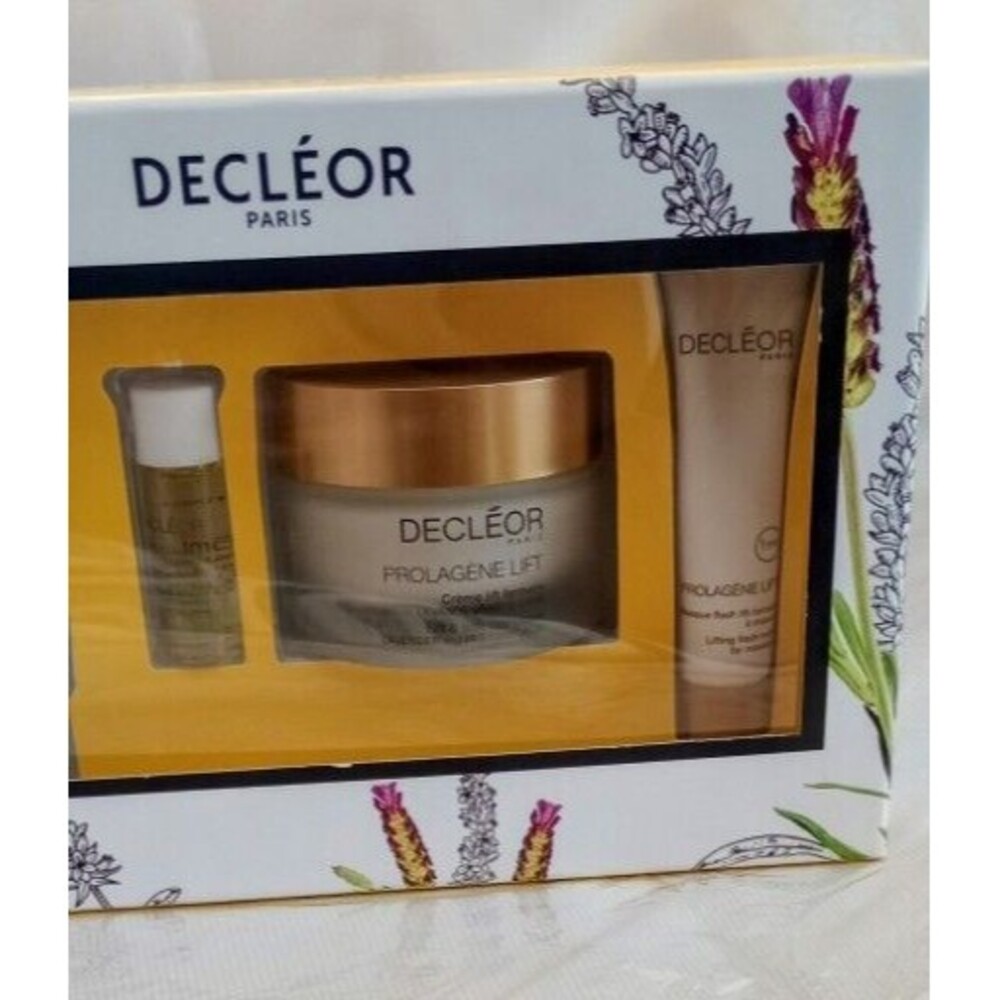 Decleor Prolagene Lift & Firm Rich Day Cream 1.7 Ounces+5ml Serum+15ml Lift.3pc